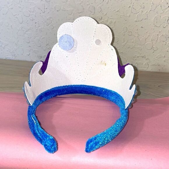 Mermaid Crown iridescent Shell Star And Pearl Design - Picture 5 of 9